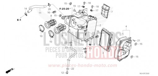 FILTRE A AIR CMX500AR de 2024